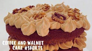 Coffee and walnut cake #shorts