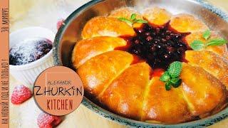 Вкусный рецепт пирога с курицей и клюквенным соусом/Дрожжевое тесто/Домашний рецепт от Журкина