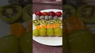 Стеклянные фрукты танхулу | Tanghulu #shorts #fruits #糖葫芦