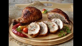 Фаршированные окорочка без кости Stuffed chicken legs without bone