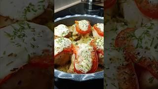 Бедро с овощами в духовке#мясорецепт