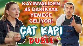 Kayınvaliden Yemeğe Geliyor, 45 dk.da 4 Yemekli Menü Yapman Lazım! Ne Yaparsın? | Çat Kapı Duble B1