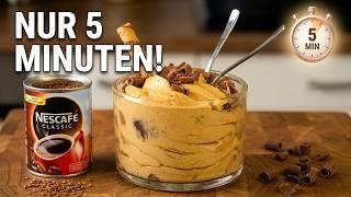 Kaffeemousse - Dessert in 5 Minuten! So lecker, dass ich es jeden Tag zubereite!