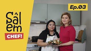 "Salem Chef!". Мясо по-французски и салат "Модный" из баклажанов от Асели