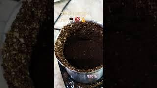 помол зерен кофе