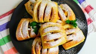 Весь подъезд подсел на эти вкусняшки! Бесподобные яблочные булочки МЯГКИЕ КАК ПУХ!