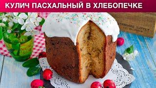 КАК ПРИГОТОВИТЬ КУЛИЧ ПАСХАЛЬНЫЙ В ХЛЕБОПЕЧКЕ С ИЗЮМОМ? Самый вкусный и простой кулич на Пасху