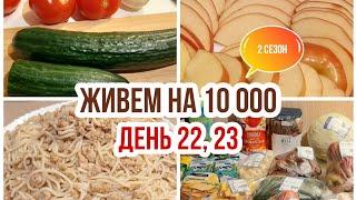 Живем на 10000 в месяц/Экономное меню для семьи из 3 человек/День 22, 23/Фудбук/Стожки