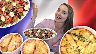 Мой ФРАНЦУЗСКИЙ ОБЕД! 3 простых блюда французской кухни, Тартифлет, Нисуаз, Луковый суп