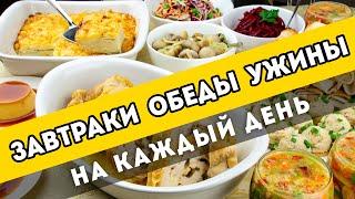 Вкусные рецепты на КАЖДЫЙ ДЕНЬ - запись стрима №2????Завтраки, обеды, ужины и десерты