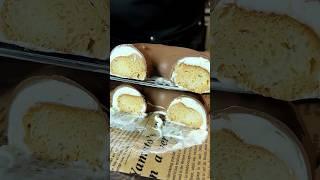 Мороженое с кофейными пончиками в глазури