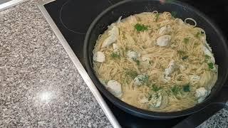 Спагетти с куриной грудкой