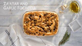 Za'atar and Garlic Focaccia | Kitchen Machine MK-CM300 (CIS) [Panasonic]