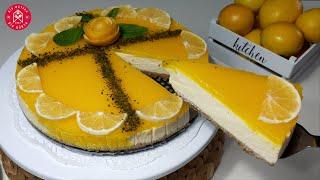 Tüm Püf Noktaları ile ÇATLAMAYAN ÇÖKMEYEN Limonlu Cheeseceke Tarifi ! Cizkek Nasıl Yapılır ? #cizkek