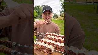 Лаваш из шашлыка на углях с овощами приготовить проще простого ???? Главное это настроение ????????