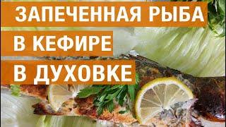 Как в духовке вкусно запечь рыбу на кефире