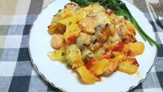 Это самый вкусный КАРТОФЕЛЬ, который я когда-либо ела. Любимый РЕЦЕПТ мужа! Что приготовить на ужин?