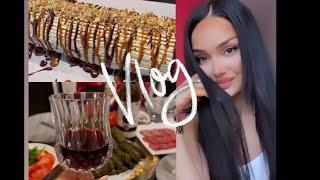 Vlog/Простой быстрый рецепт рулета/готовим армянскую долму????????/футбол/ новый маникюр ❤️#dianivlo