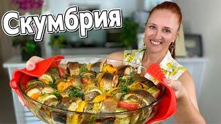 СКУМБРИЯ С ОВОЩАМИ в маринаде УЖИН БЕЗ ХЛОПОТ из доступных продуктов Люда Изи Кук рыба