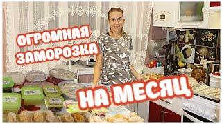 ОГРОМНАЯ Заготовка НА МЕСЯЦ/Готовлю за 1 день Горы ЕДЫ/ПОЛУФАБРИКАТЫ В МОРОЗИЛКУ - 18 ВАРИАНТОВ