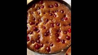 Пирог с вишней. Пьянная вишня. /drunk cherry cake