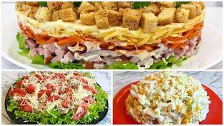 3 Праздничных Салата / Салаты на 8 Марта / 3 Holiday Salads