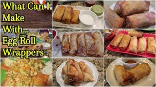 What Can I Make With...Egg Roll Wrappers | Cooking for Two | 7 Ideas using Egg Roll Wrappers!!!