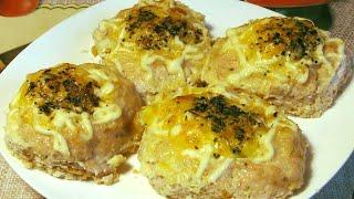 Что приготовить из фарша / Котлеты - гнезда с яйцом в духовке / Minced meat recipe / Nests cutlets