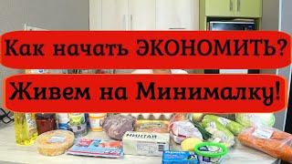 Как начать ЭКОНОМИТЬ ❓Эксперимент ❗Закупка продуктов  на 15 дней, список ПРОДУКТОВ, МЕНЮ ❗День: 0???