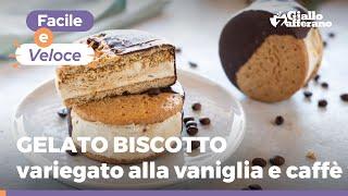 GELATO BISCOTTO ALLA VANIGLIA E CAFFÈ - Per una merenda fresca e golosa proprio come al bar!