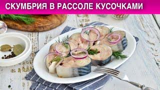 Скумбрия в рассоле кусочками 