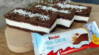 Kinder МОЛОЧНЫЙ ЛОМТИК. Повторяем вкусняшку из супермаркета. Пп десерт