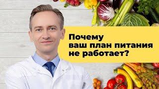 Почему ваш план питания не работает? Разбор