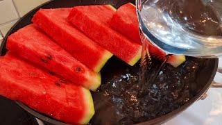 Boil the Watermelon for 1 hour and you will be delighted with the results. My Grandma taught me.