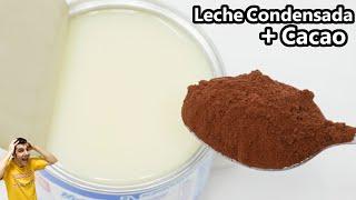 MEZCLA la LECHE CONDENSADA y el CACAO, ¡te sorprenderá el resultado! ???????????? Delicioso para el 