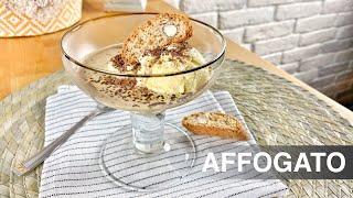 Affogato Italian coffee-based dessert