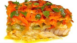 Вкусно - #РЫБА ТРЕСКА Запеченная с Овощами Как Вкусно Приготовить Рыбу #Рецепт