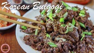 Korean-style BBQ Beef Bulgogi ????, the most popular Korean dish you can make at home ❗ | 불고기|韓式炒牛肉