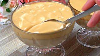 Dessert in 5 Minutes! Popular Coffee Pudding Recipe! Very Easy and Delicious!