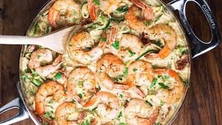 ОБЪЕДЕНИЕ Паста С Креветками В Сливочном Соусе ????????| Creamy Pasta With Shrimps