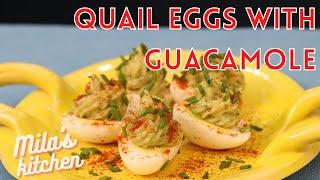 Перепелиные яйца с гуакамоле | Quail eggs with guacamole | Двойной афродизиак!