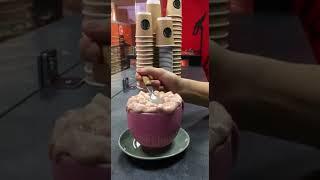 Какао с зефирками