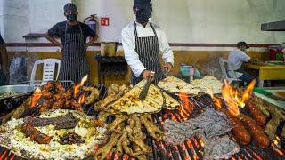 MUST TRY Street Food in Oaxaca Mexico - TLAYUDAS BBQ FEAST & ENMOLADAS + OAXACAN MEXICAN STREET FOOD