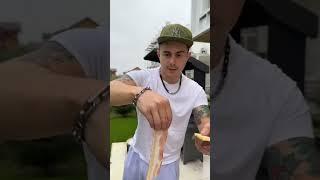 Готовим супер вкусные бутерброды на мангале???? #рецепт #рецепты #еда #shorts